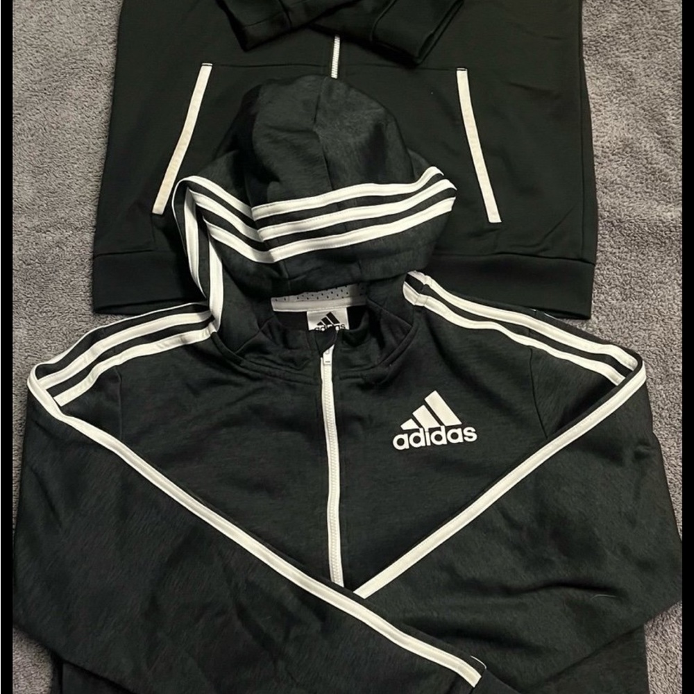 Adidas Kids Black Jacket